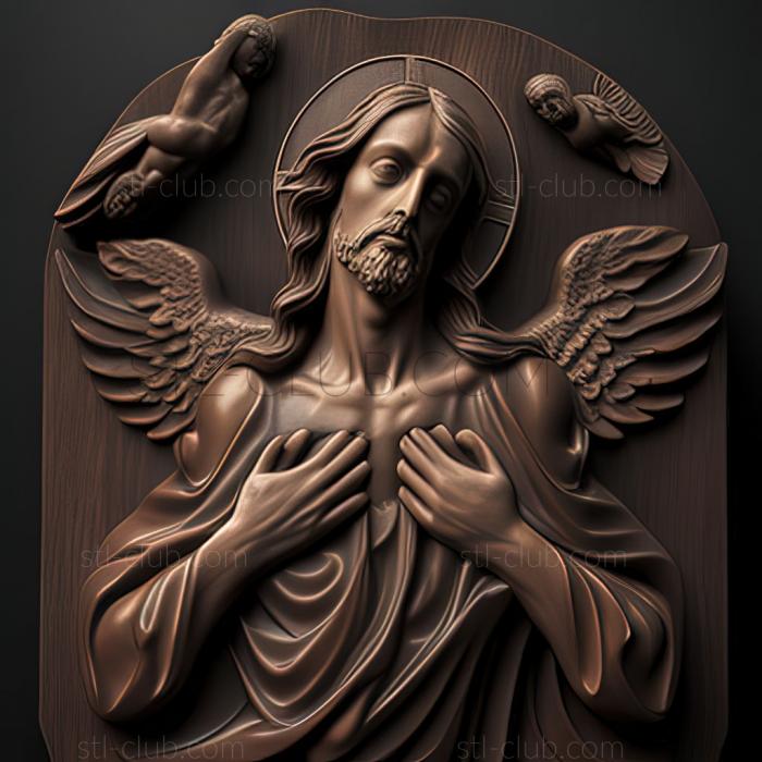 3D model st jesus (STL)